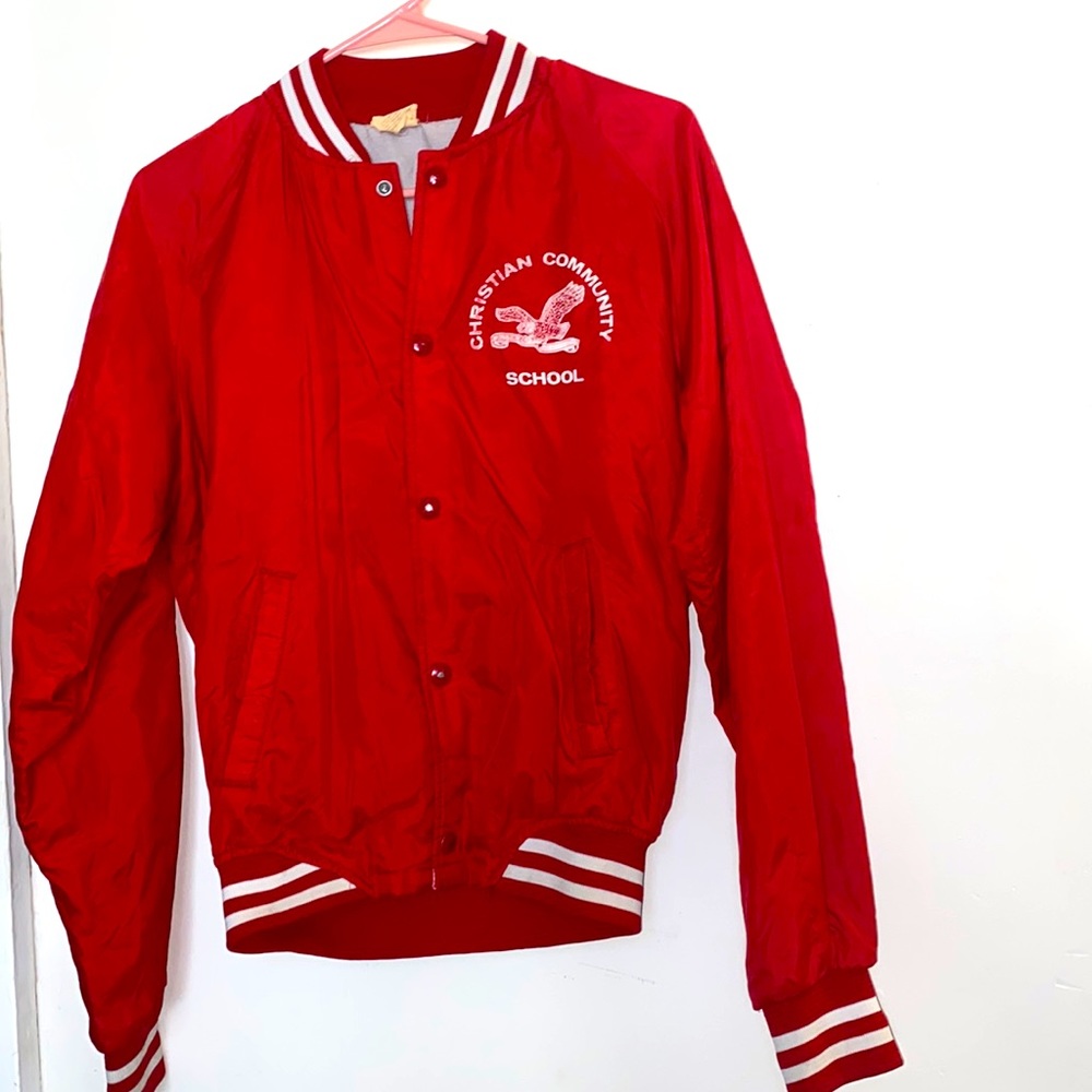 Vintage Christian community school jacket